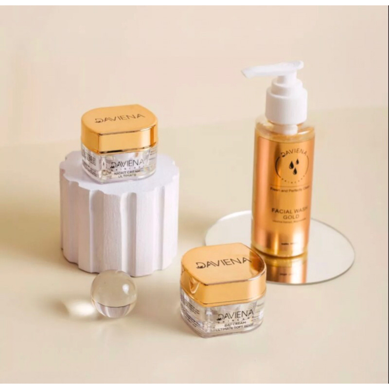 Daviena Skincare Paket Gold Series